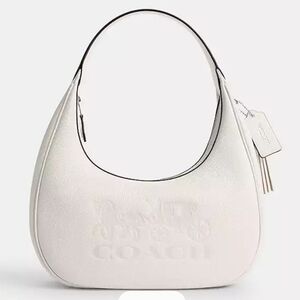 Coach White Leather Hobo Bag